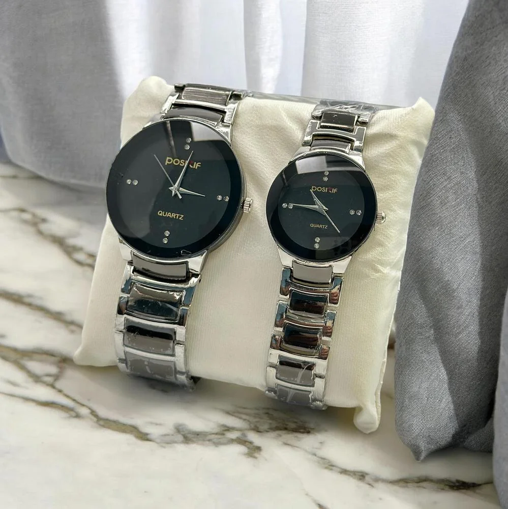 Couple Analog Watches Steel 36mm Set - Image 2