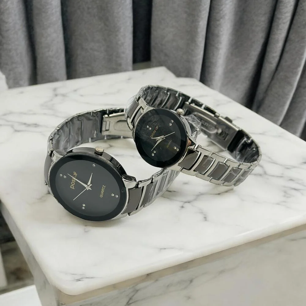 Couple Analog Watches Steel 36mm Set - Image 3