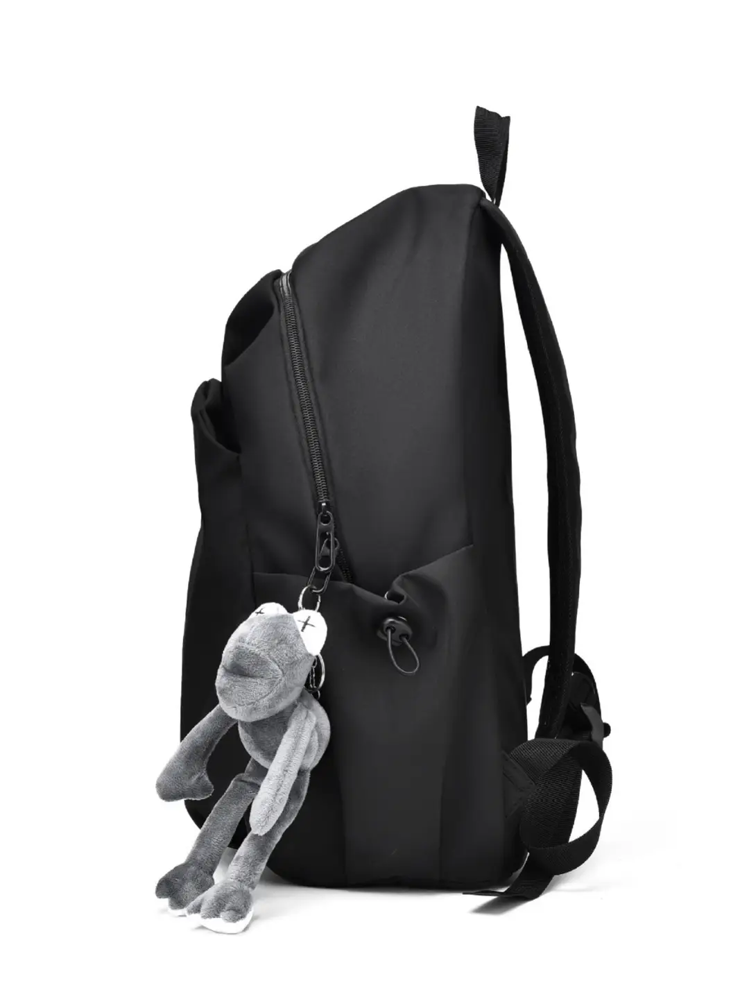 Black Casual Backpack for Students with Large Capacity - Image 5