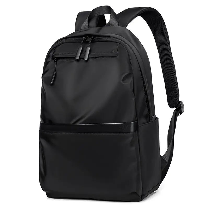 Black Polyester Laptop Backpack for Professionals Students