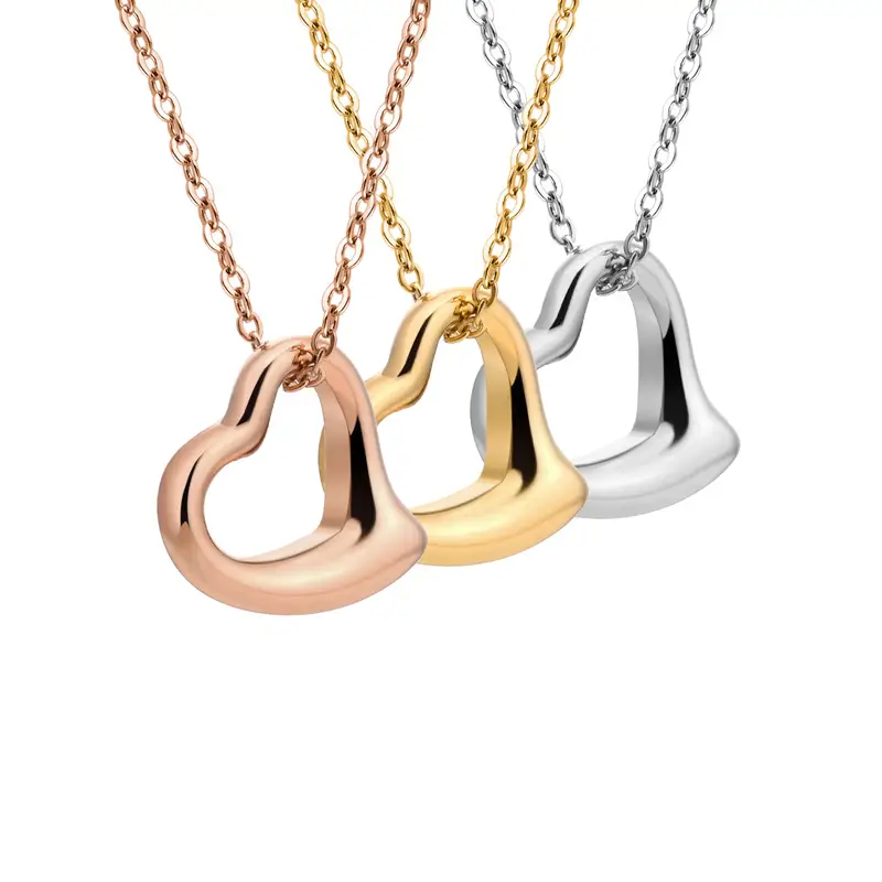 Silver Heart Necklace for Women Daily Wear Fashion Jewelry - Image 5