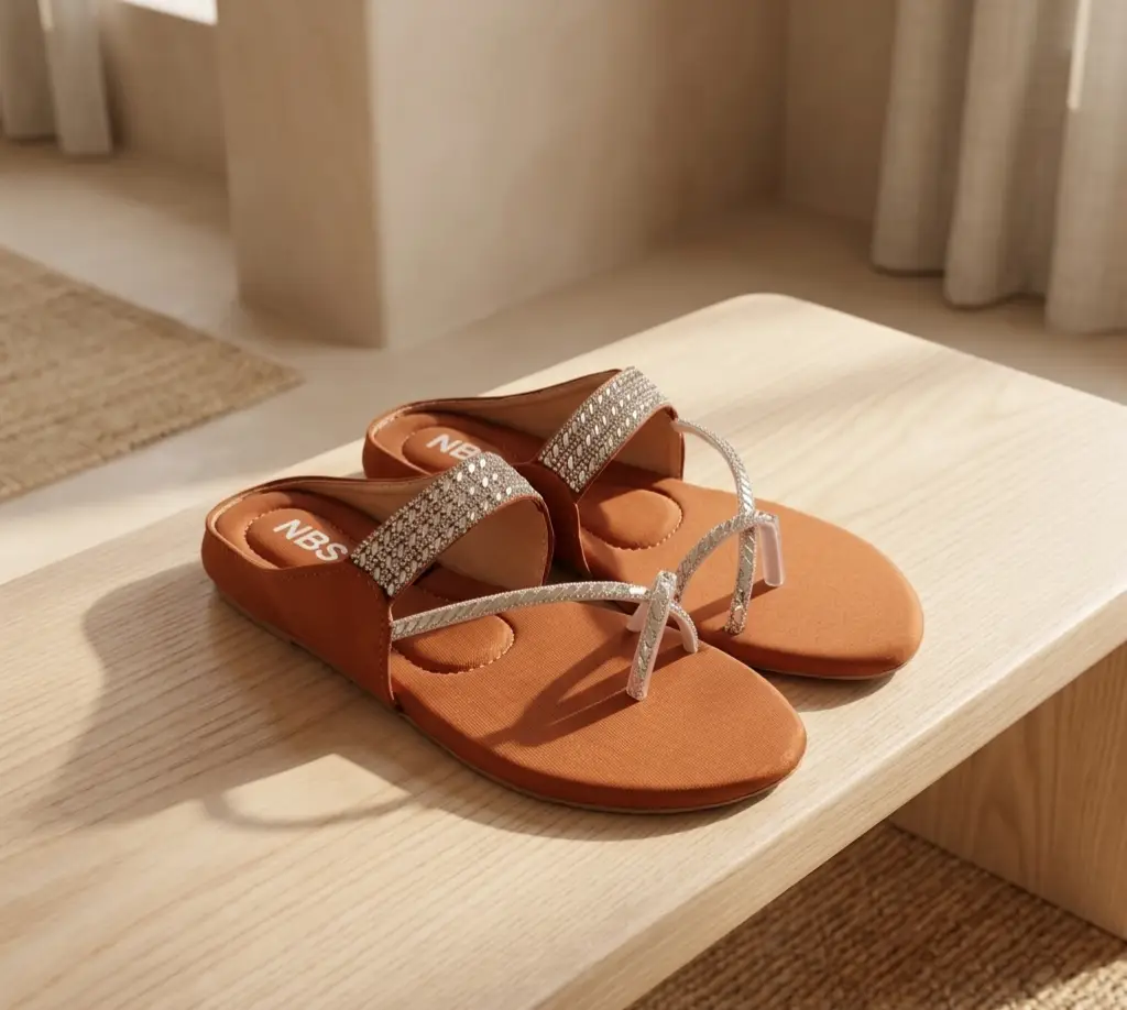 Women's Synthetic Leather Fancy Flats - Image 2