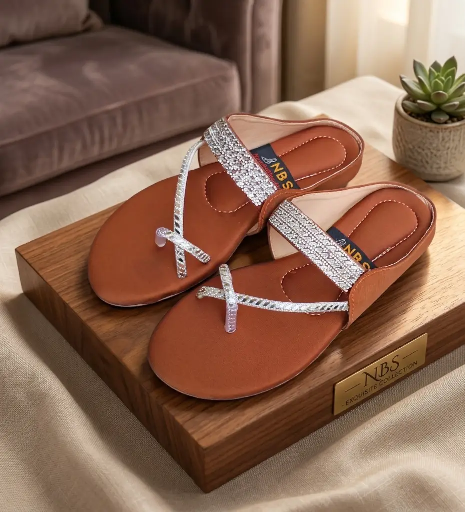 Women's Synthetic Leather Fancy Flats - Image 5
