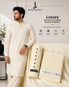 Men’s Unstitched Wash And Wear Plain Suit
