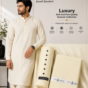 Men’s Unstitched Wash And Wear Plain Suit
