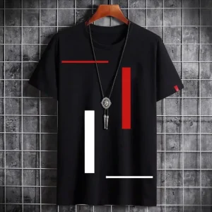 1 Pc Men's Cotton Printed T-Shirt