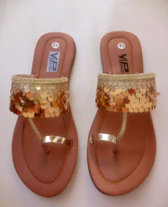Women's Synthetic Leather Fancy Kolhapuri Chappal