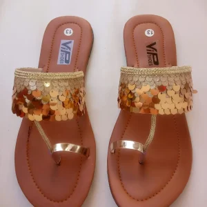 Women's Synthetic Leather Fancy Kolhapuri Chappal