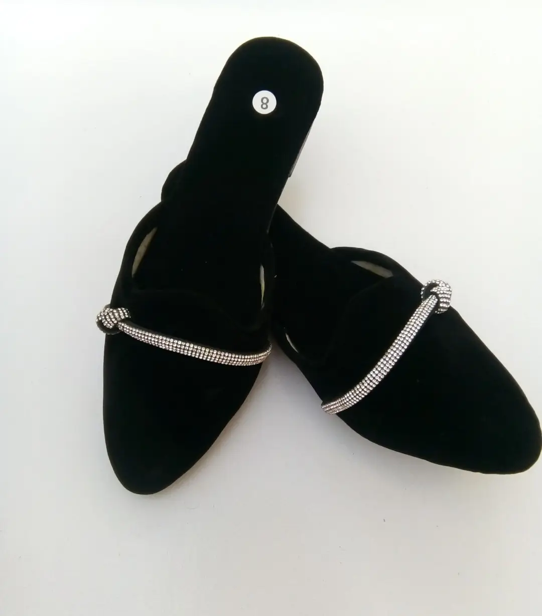 Women's Velvet Fancy Mules - Image 2
