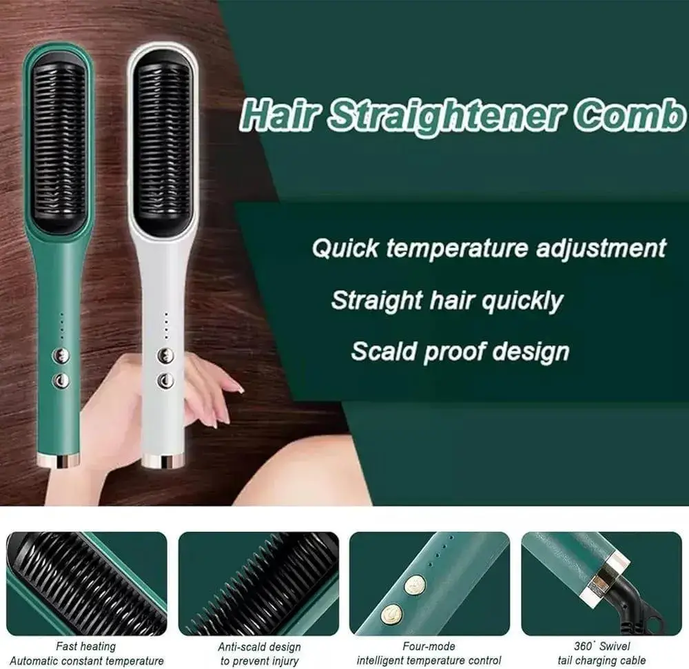 Hair Straightener Brush (High Quality) - Image 4