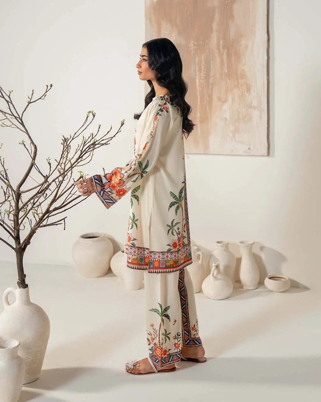 Stylish Women's Stitched Suit - Printed 2 Pcs - Image 2