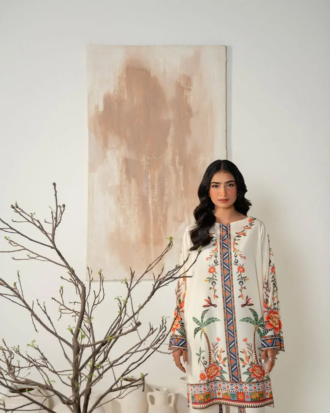 Stylish Women's Stitched Suit - Printed 2 Pcs - Image 3