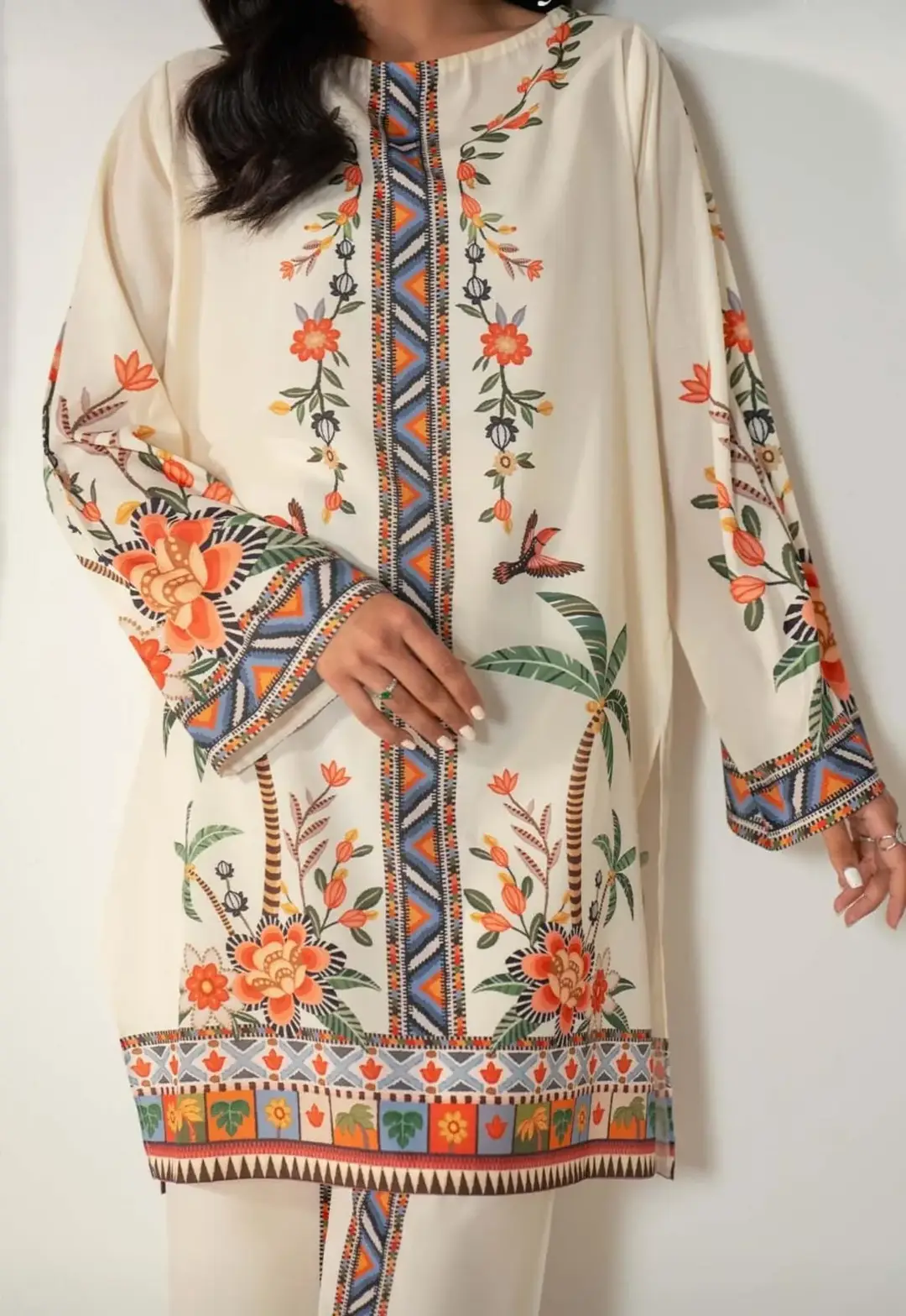 Stylish Women's Stitched Suit - Printed 2 Pcs